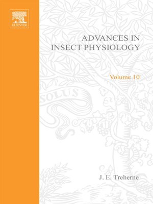 cover image of Advances in Insect Physiology